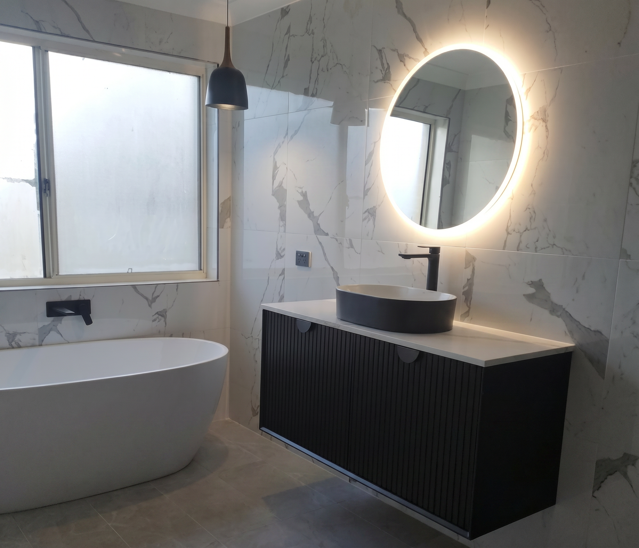 Luxury Bathroom Lighting & Renovation