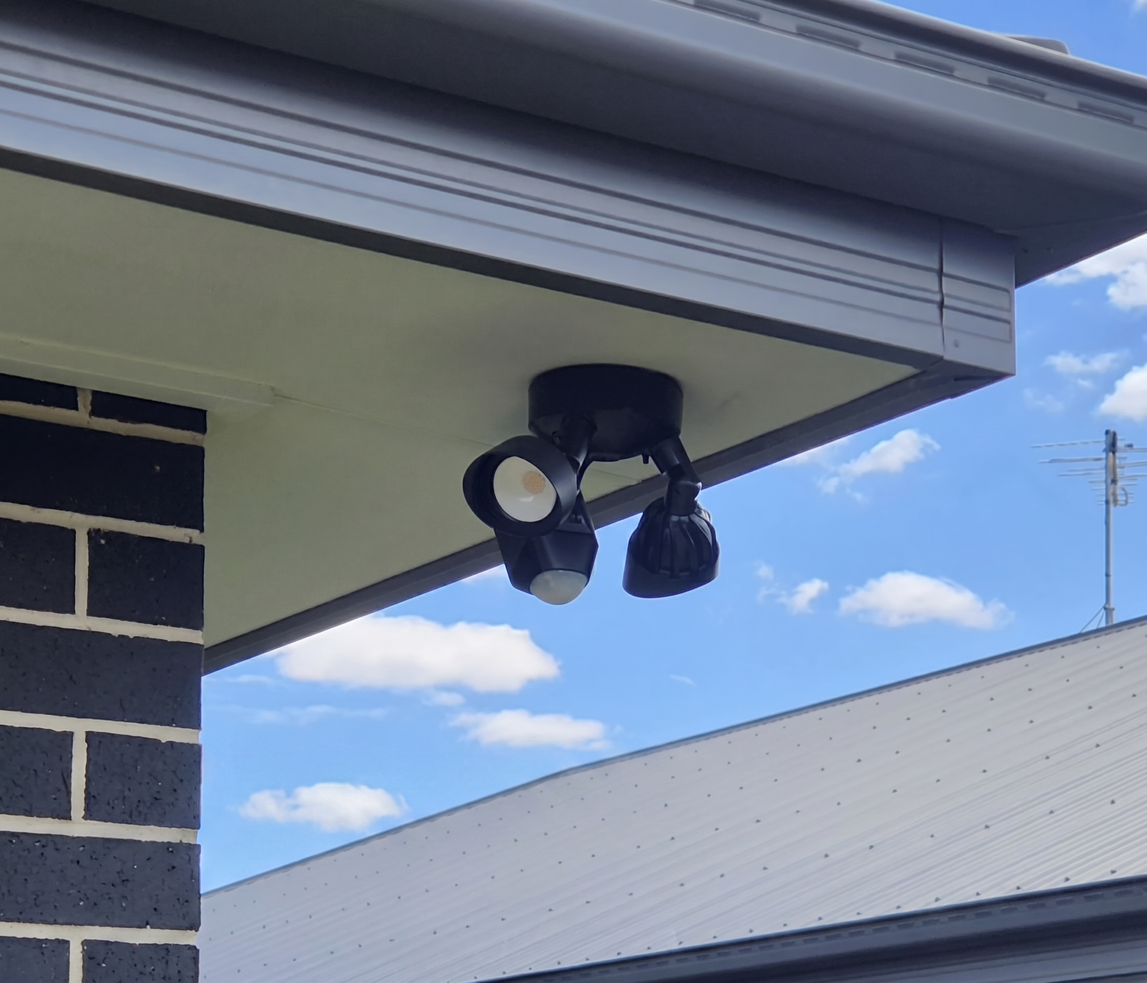 Outdoor Spotlight Installation